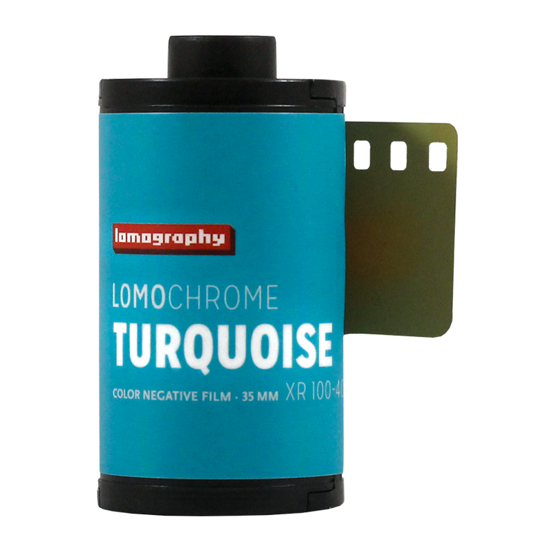 lomography lomochrome turquoise 100 400 XR 35mm couleur négatif argentique
