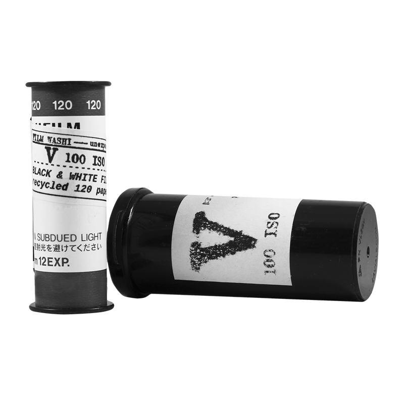 washi v 120 100 iso black and white gampi papier moyen format 6x6 6x7 6x9 6x4.5