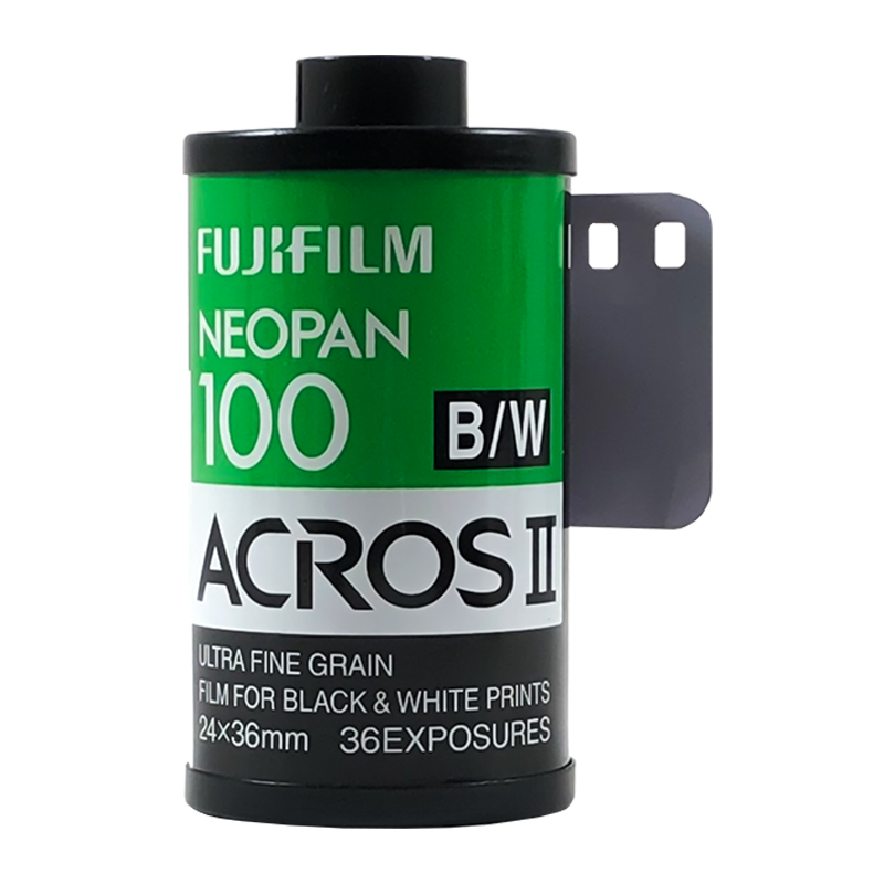 Fujifilm Fuji Neopan Acros II 2 35mm 36 poses pellicule argentique noir et blanc 100 iso photographie 135 24 36