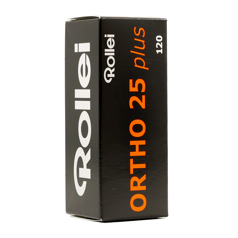 rollei ortho 25 plus argentique noir et blanc film 120 moyen format pellicule orthochromatique