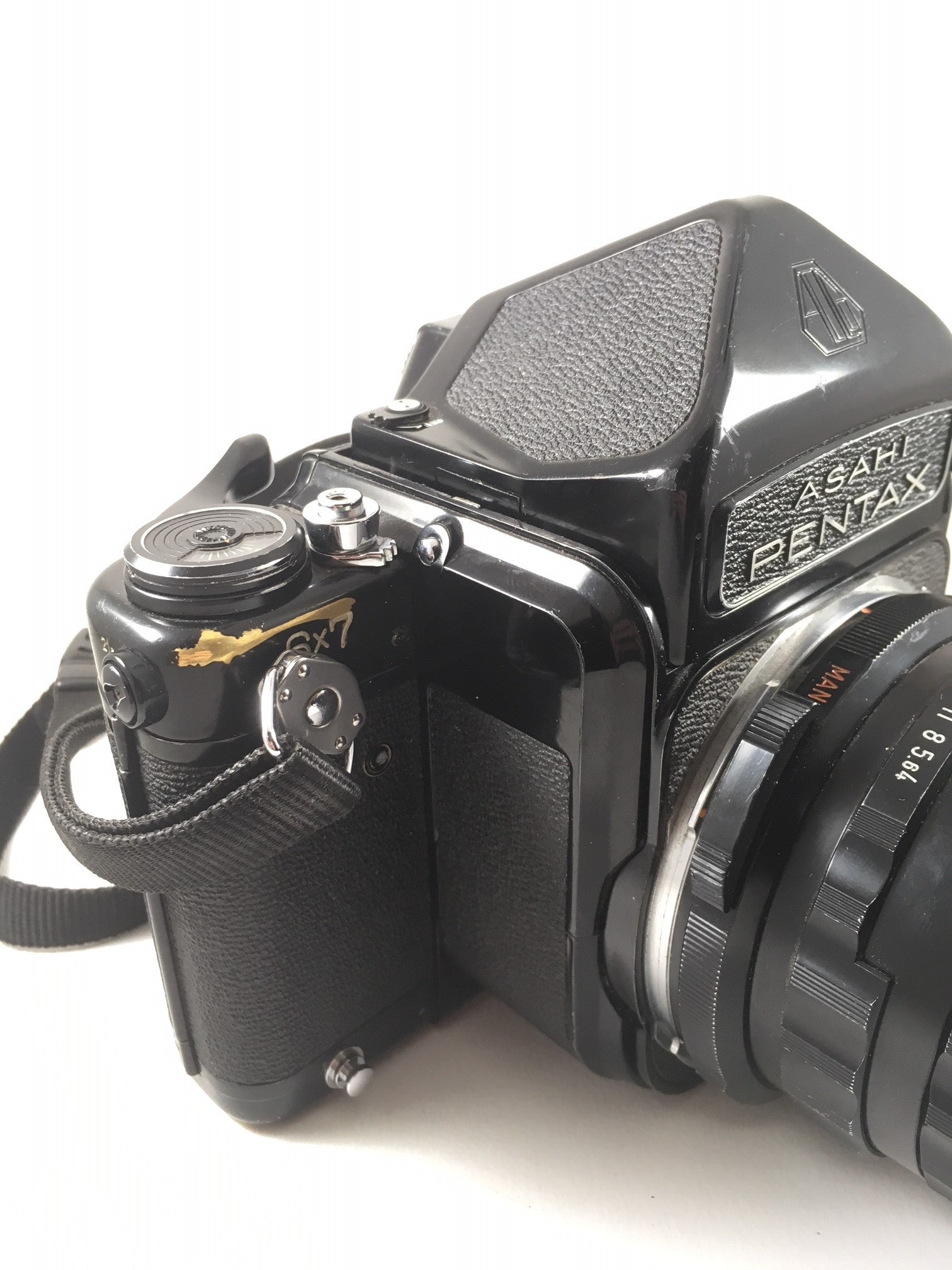 pentax 67 film 120 moyen format appareil photo argentique 1969 takumar 135mm 4 macro