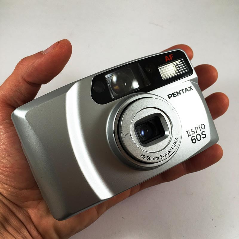 pentax espio 60s 35mm 60mm zoom flash point and shoot argentique