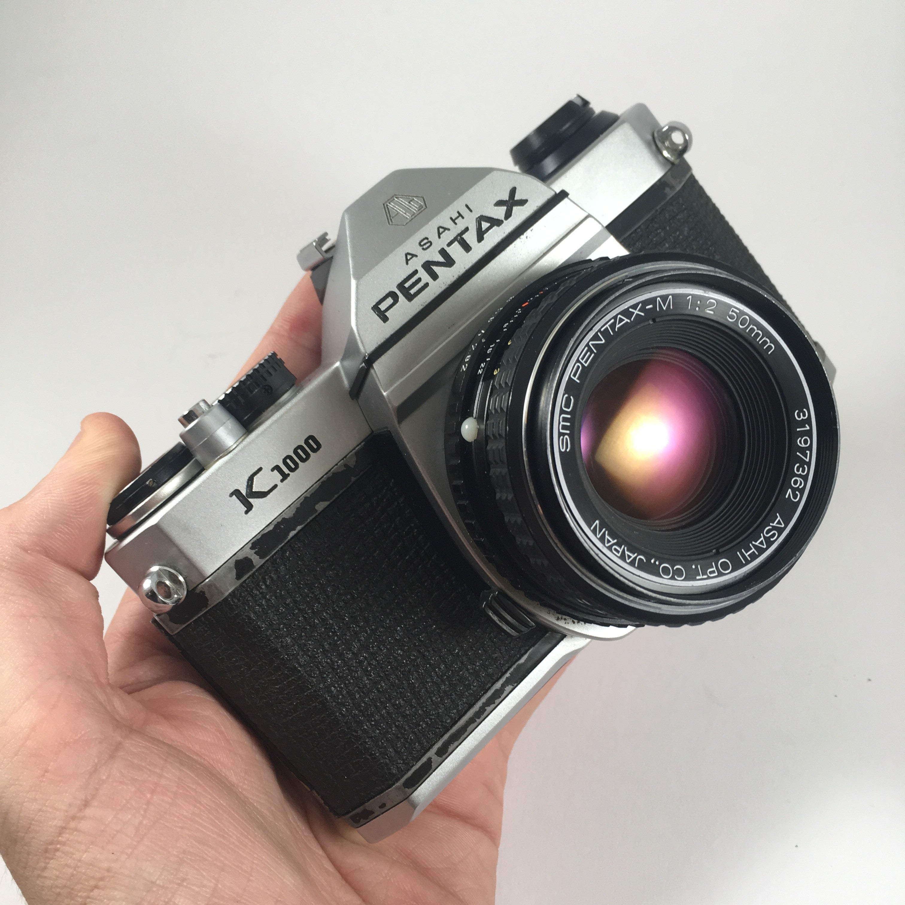 pentax k1000 smc 50mm 2 reflex argentique 35mm 135 appareil photo