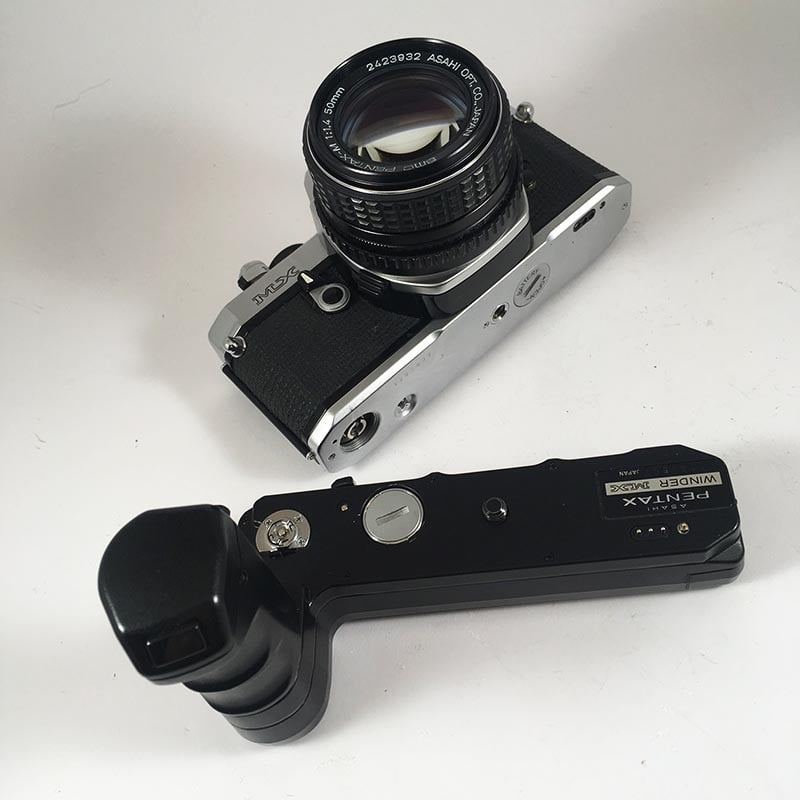 Pentax MX Winder & 50mm 1.4
