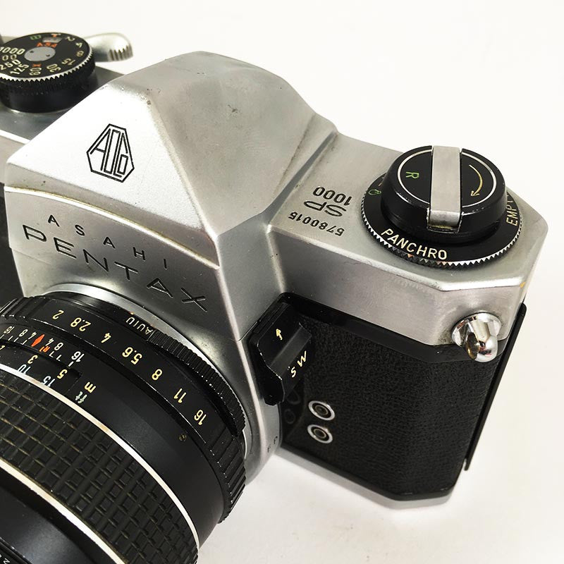 pentax spotmatic F SPF pentax asahi sp1000 smc takumar 55mm f2 2 reflex argentique ancien asahi 35mm 135 appareil photo