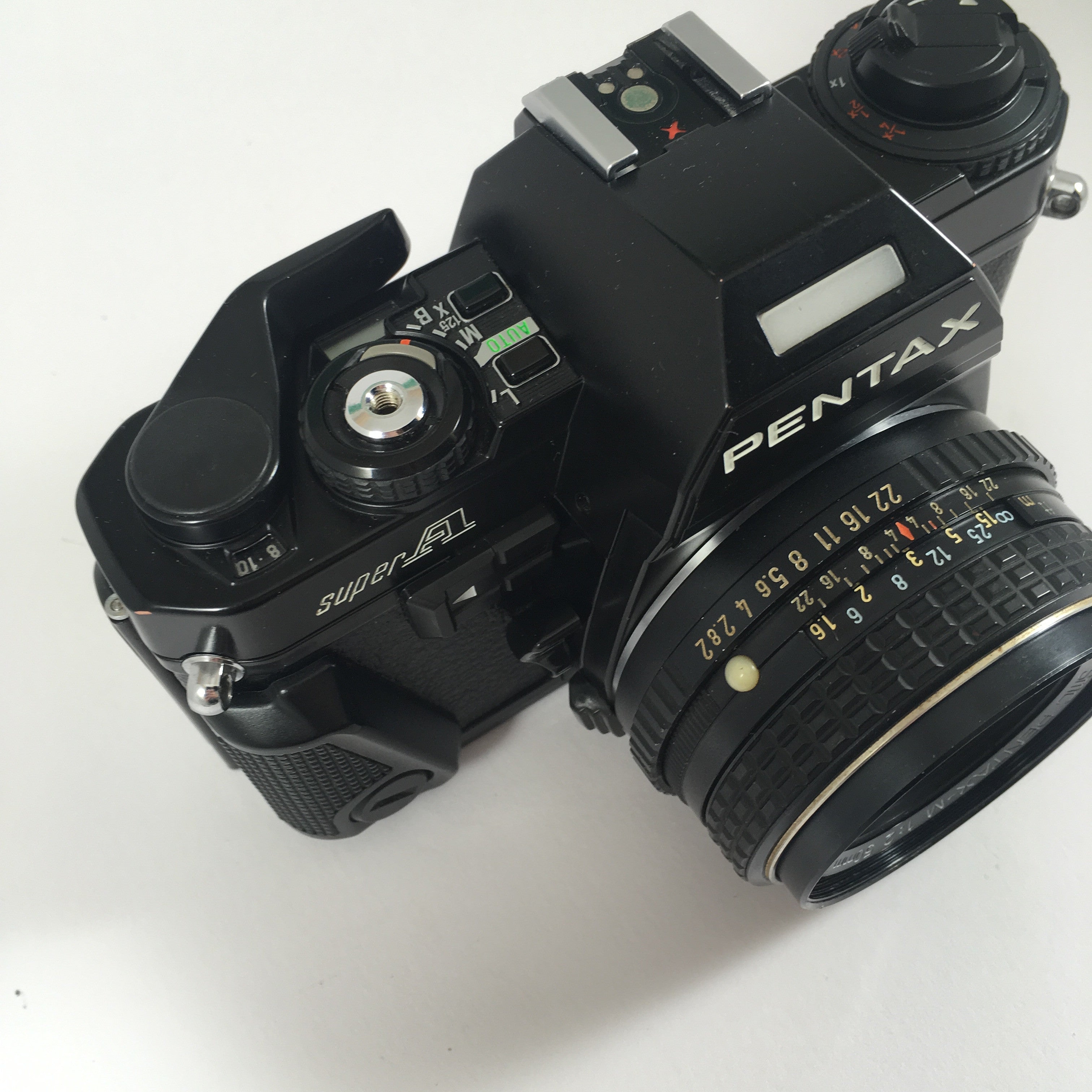 appareil pentax super A 35mm 50mm 2 1983 automatique auto argentique