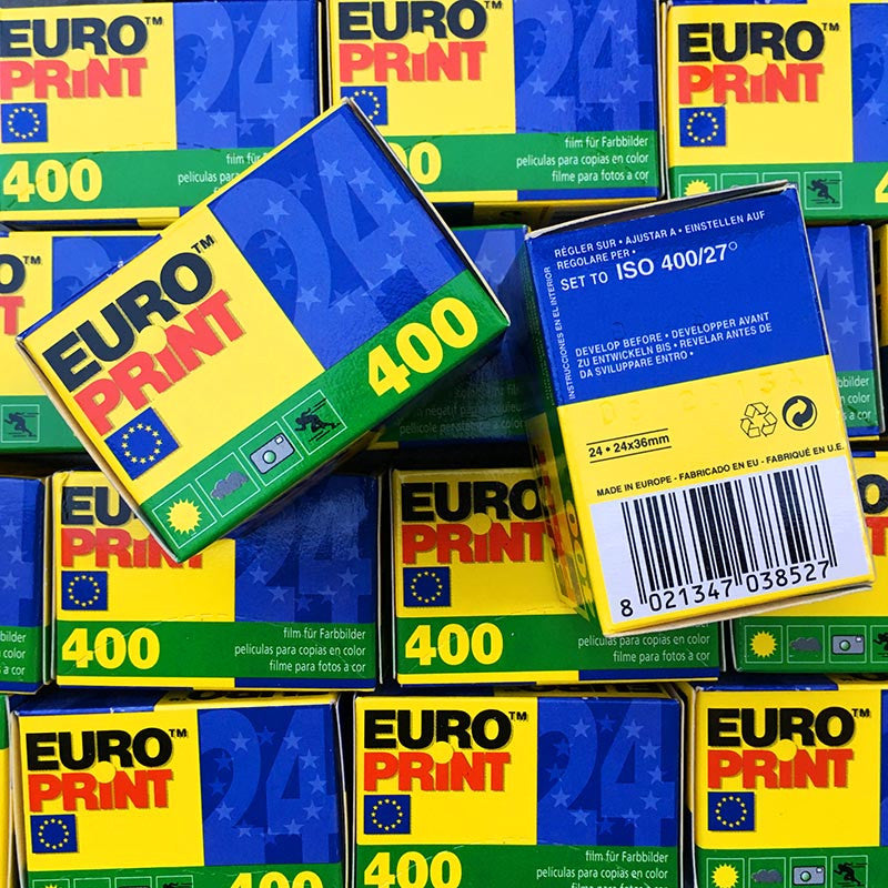 Euro print 400 24 poses couleur négatif argentique 135 35mm vintage 2013 ferrania