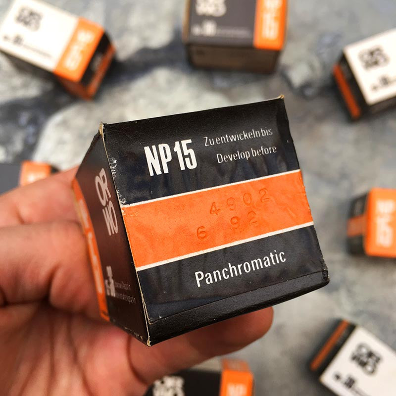 orwo np15 25iso noir et blanc 25 iso 36 poses 1992