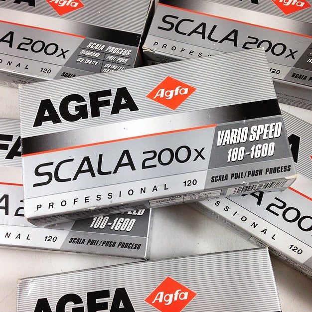 pack 5 agfa scala 200x 100 1600 diapo diapositive 120 moyen format argentique photographie
