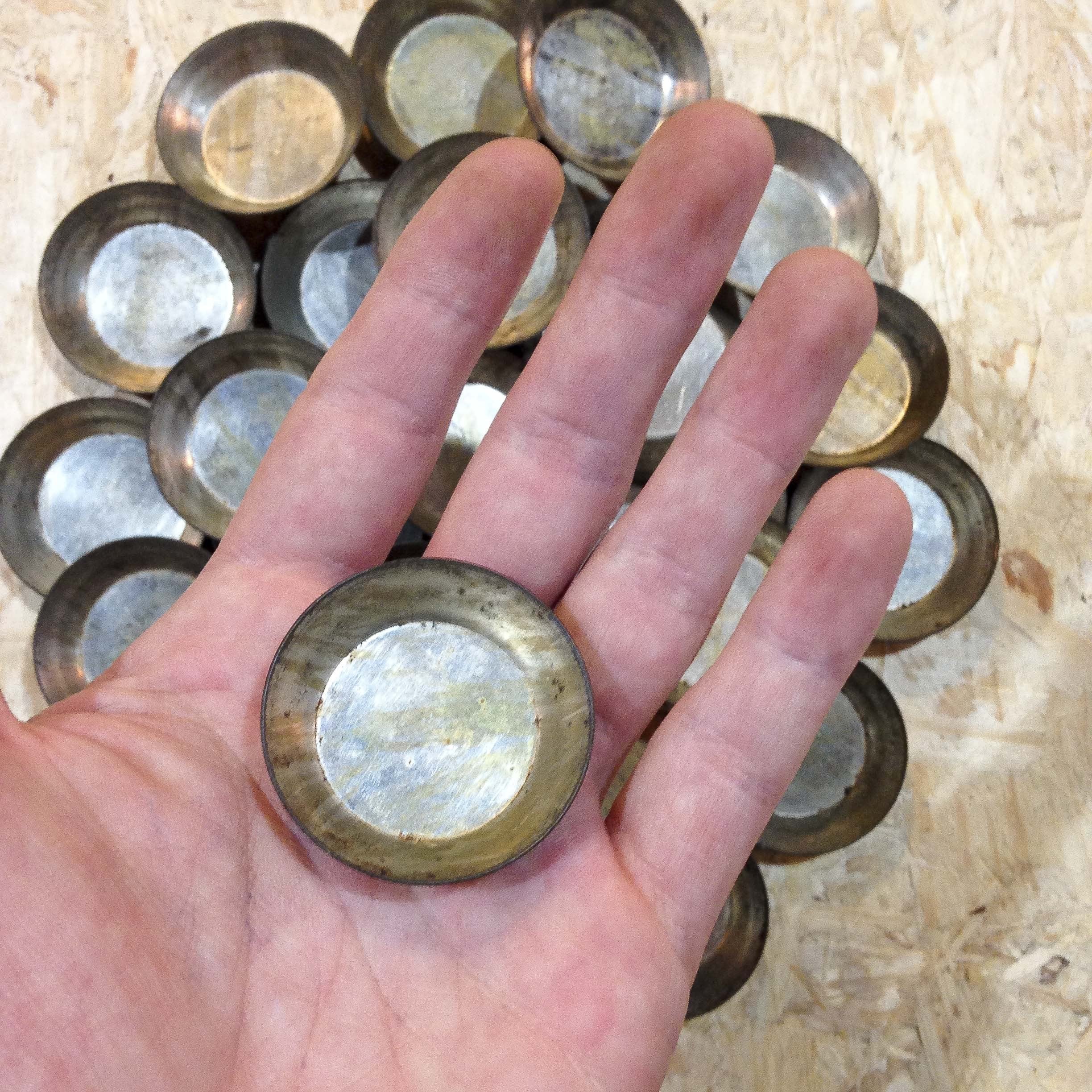 Small Tin Plated Pastry Mold 1950 No. 1