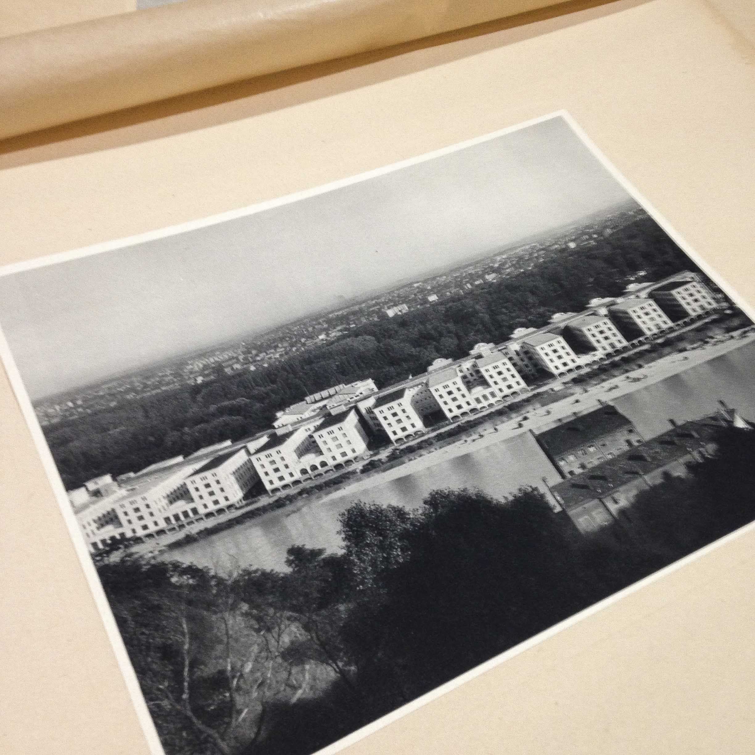 palais de la foire gravure héliogravure ancien blanc et demilly noir et blanc lyon papier 1930 bouquiniste