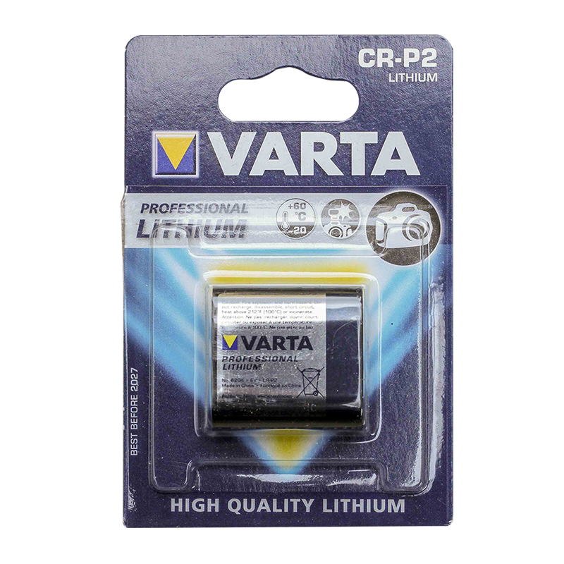 pile varta CR-p2 lithium 6v appareils photos argentique