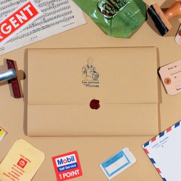 pochette surprise 10 papiers anciens