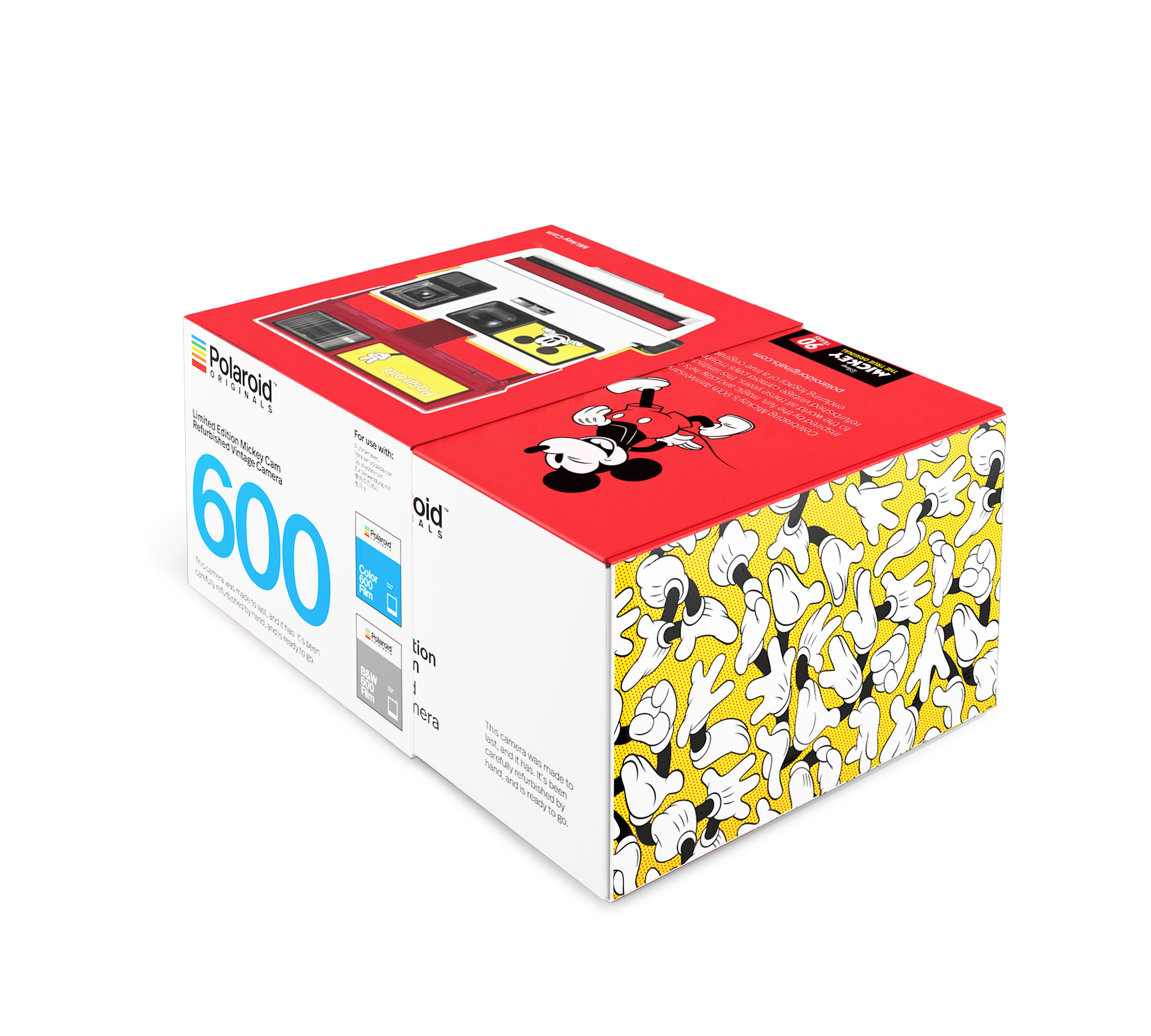 Polaroid 600 Édition Mickey Mouse 90th Anniversary