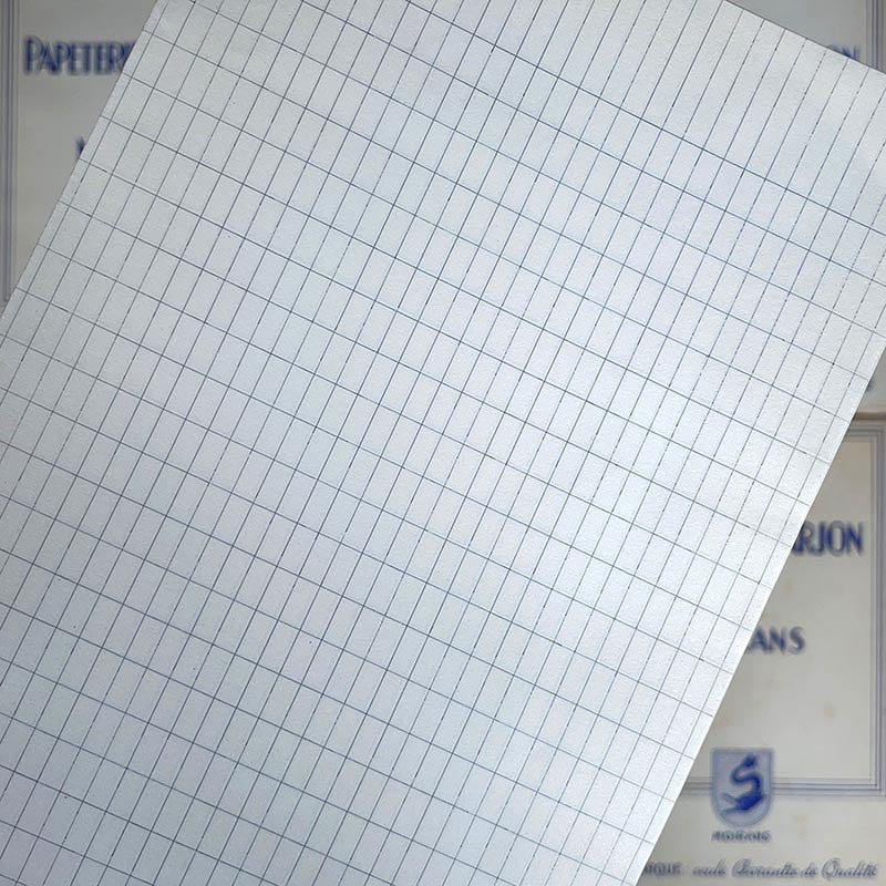 papier ancien ramette bloc ligne 20,5cm barjon moirans 64gr ancien vintage école 1960 1950