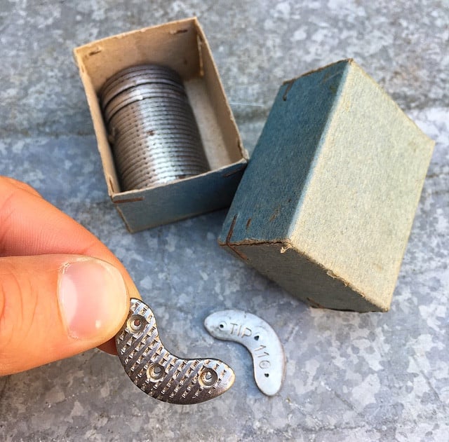 renfort protecteur tip 110 chaussure botte métal métallique croissant pointe talon