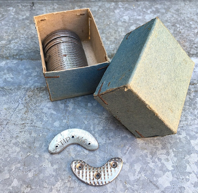 renfort protecteur tip 110 chaussure botte métal métallique croissant pointe talon