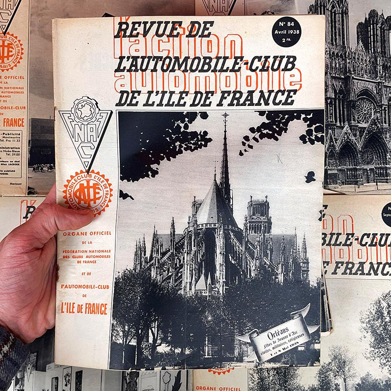 journal revue magazine automobile ile de france ancien vintage illustration exemplaire numéro 1937 1939 années 30