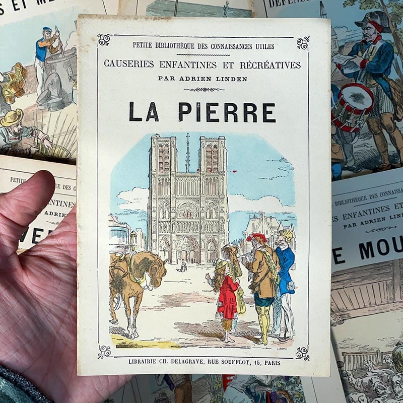 journal revue magazine causeries enfantines adrien linden livret ancien vintage illustration 1900 1890