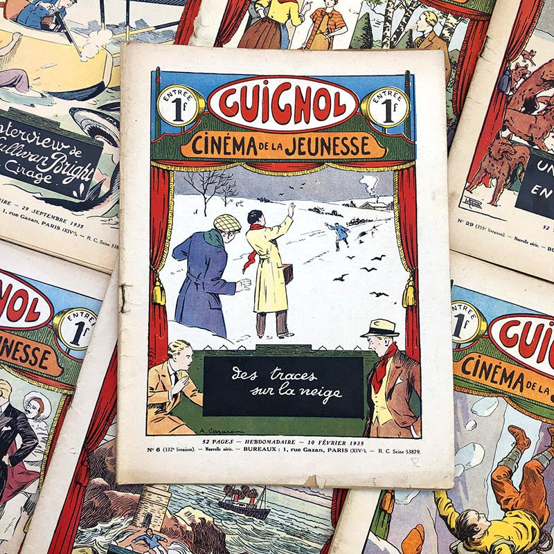 revue guignol cinéma de la jeunesse 1935 1936 illustration journal illustré