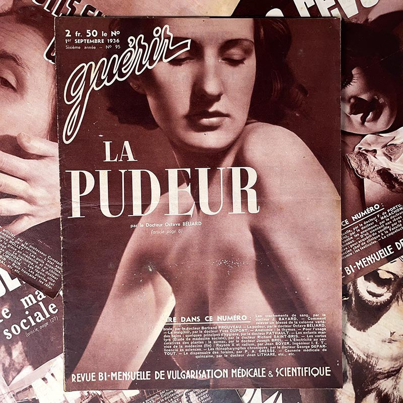 journal revue magazine medicale guerir ancien vintage illustration exemplaire numéro 1935 1936 1937 1938