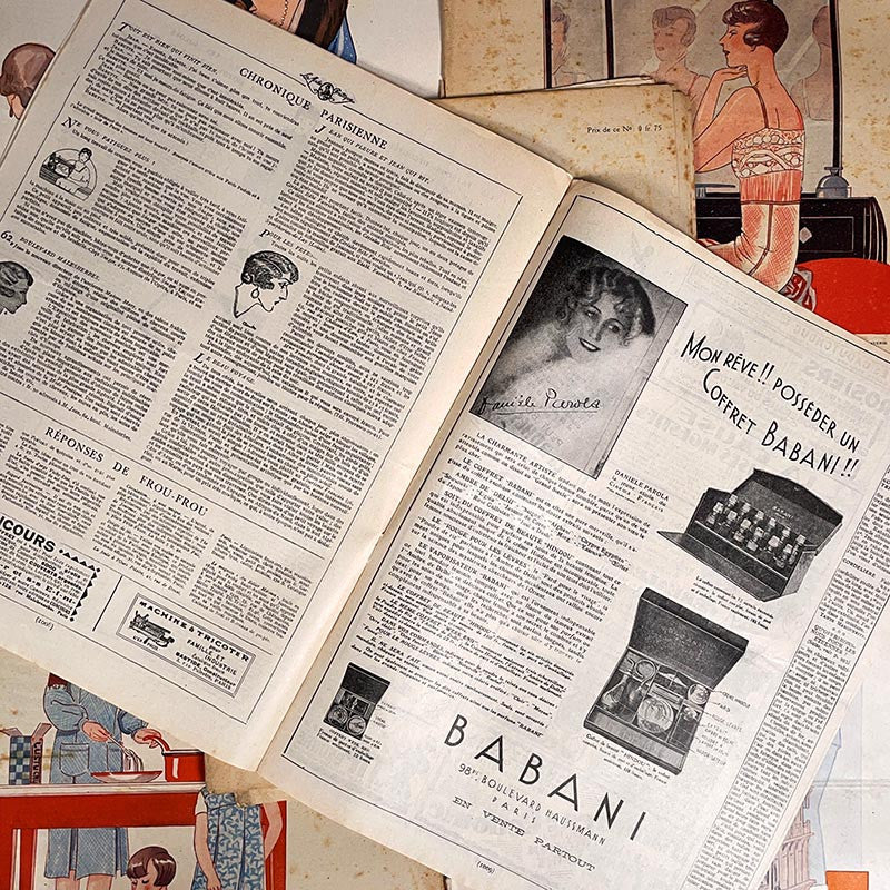 journal revue magazine mode pratique femme 1920 1930 mode ancien vintage illustration exemplaire numéro