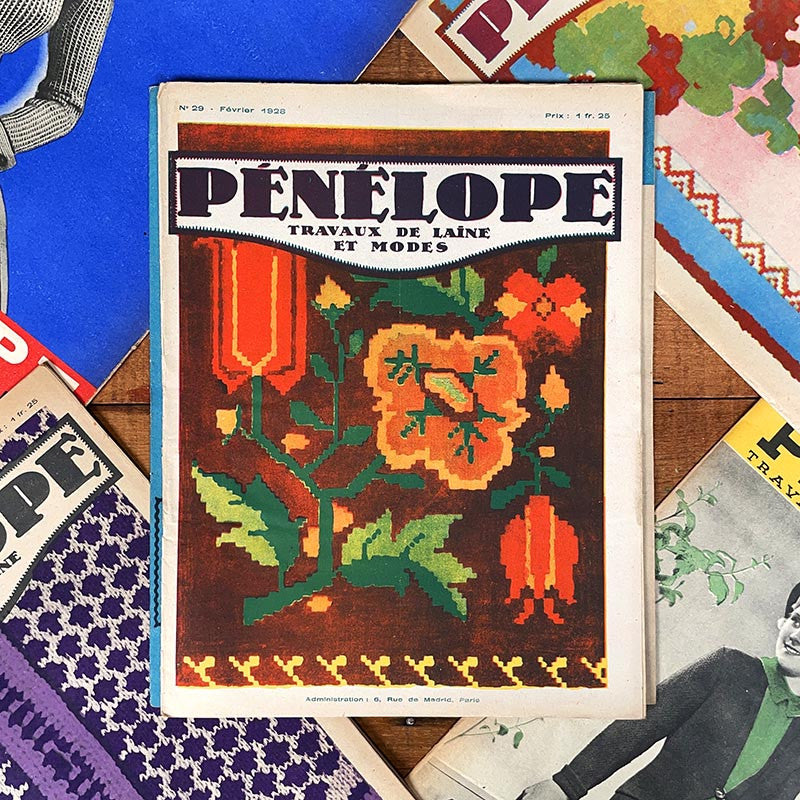 journal revue magazine penelope mode ancien vintage illustration exemplaire numéro 1928 1928 1930 1938 1937