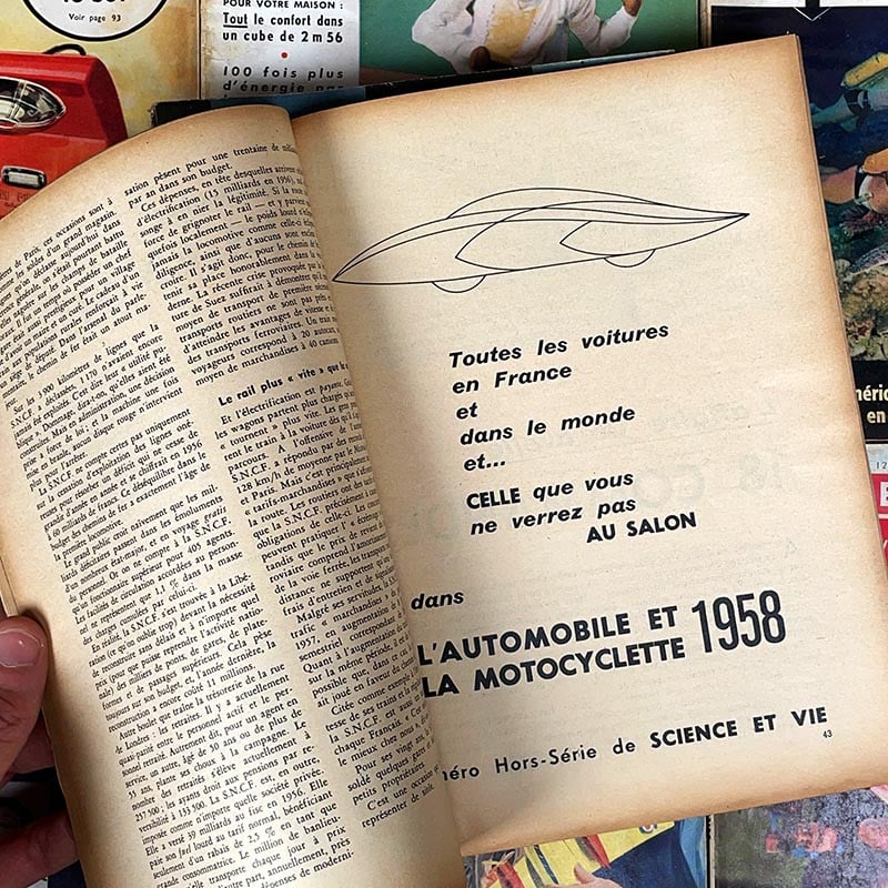 journal revue magazine science et vie scientifique ancien vintage illustration exemplaire numéro 1950 1959 années 50