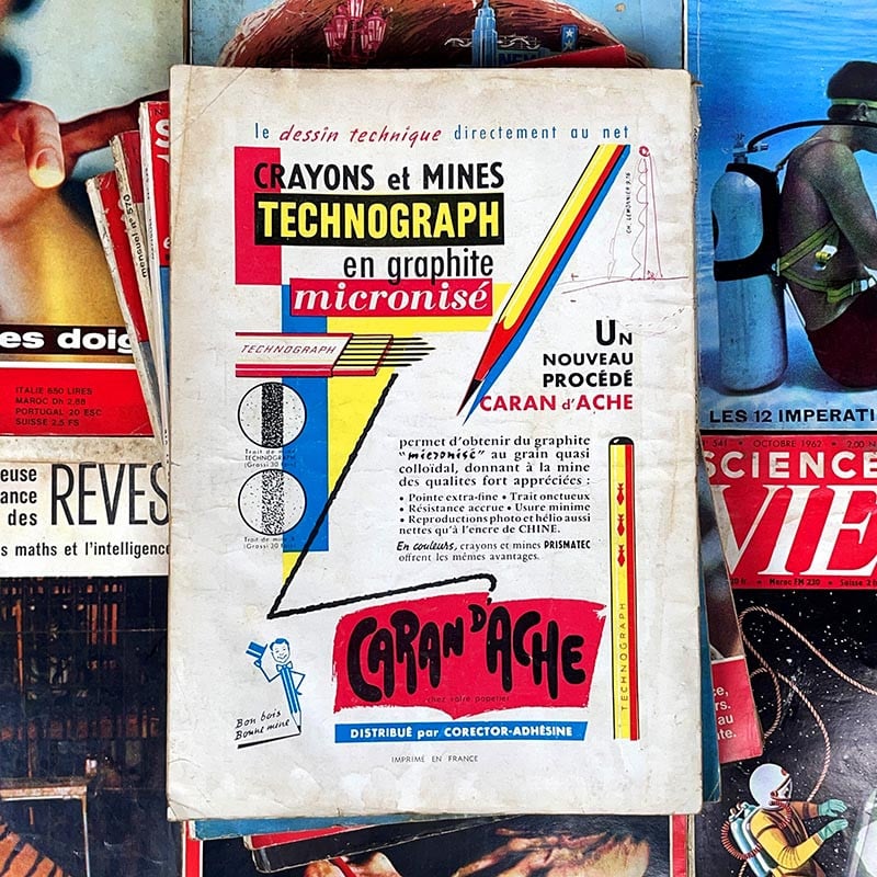 journal revue magazine science et vie scientifique ancien vintage illustration exemplaire numéro 1960 1969 années 60