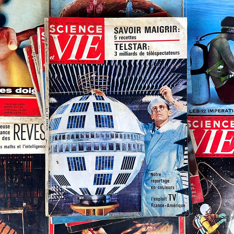 journal revue magazine science et vie scientifique ancien vintage illustration exemplaire numéro 1960 1969 années 60