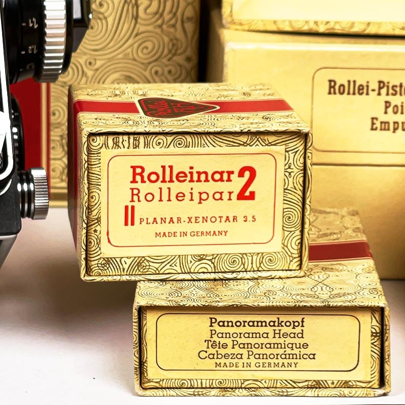 Rolleiflex 3.5F2 Planar 75mm 3.5 & Accessoires
