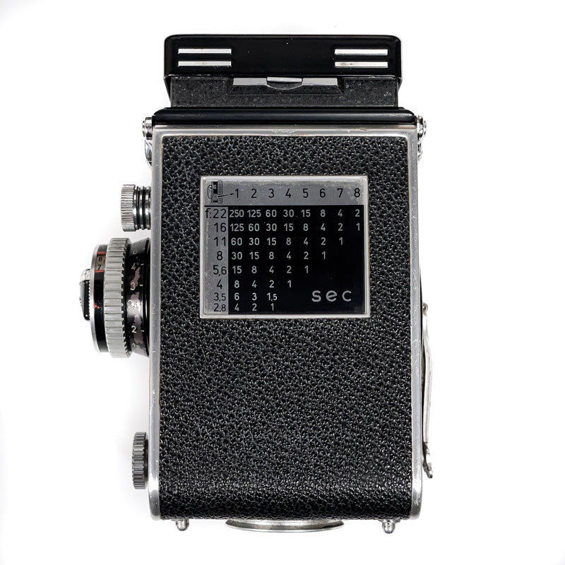 rolleiflex 3.5C tlr planar 75mm 3.5 bi objectif twin lens ancien vintage pellicule argentique film photo photographie moyen format 120
