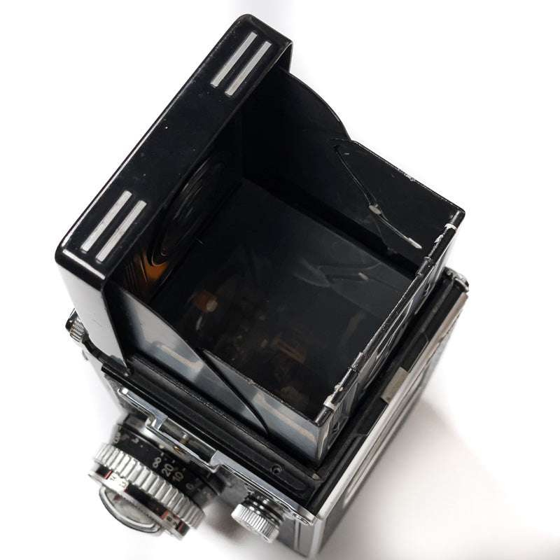 rolleiflex 3.5C tlr planar 75mm 3.5 bi objectif twin lens ancien vintage pellicule argentique film photo photographie moyen format 120