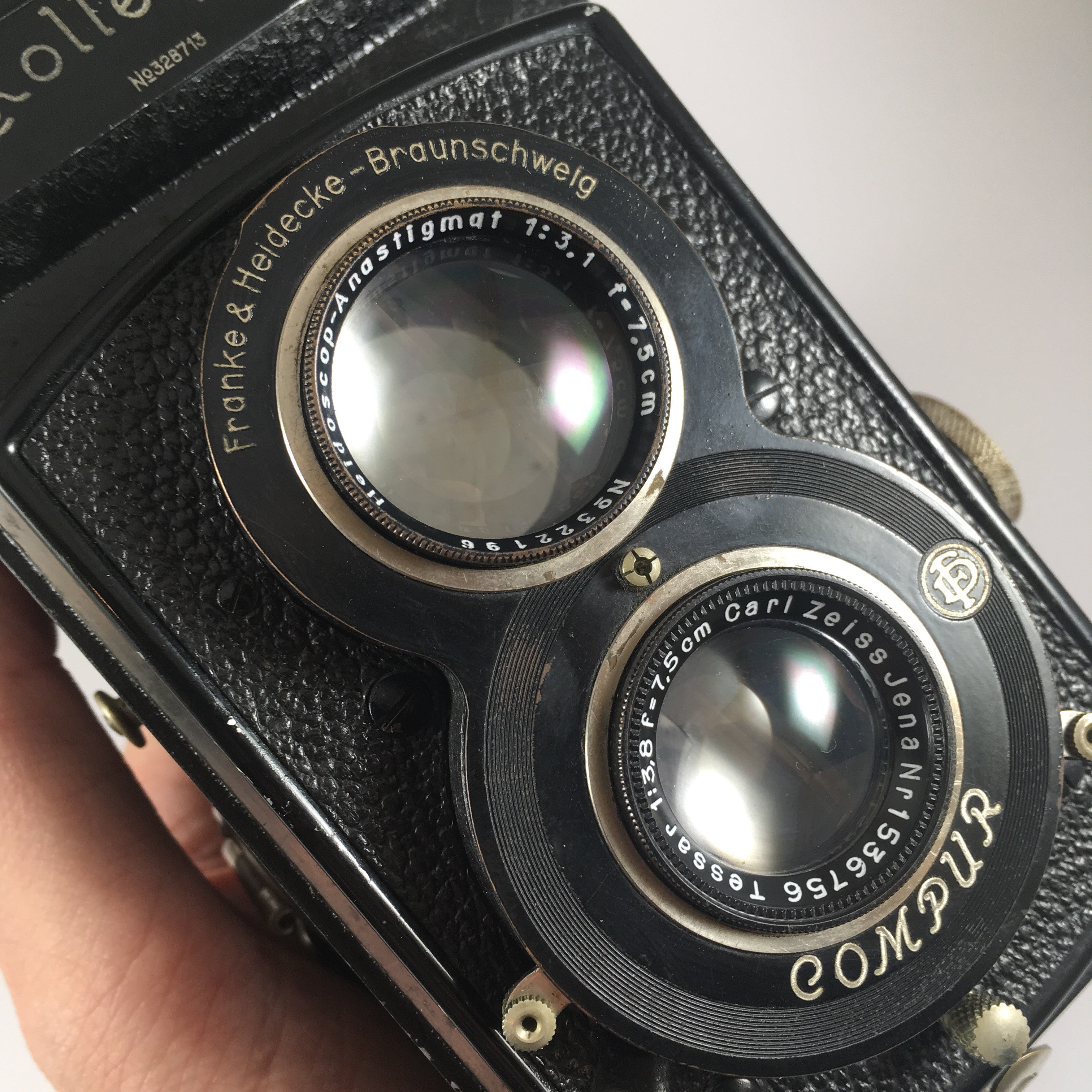 Rolleiflex Old Standard 621 6x6 Tessar 75mm 3.8