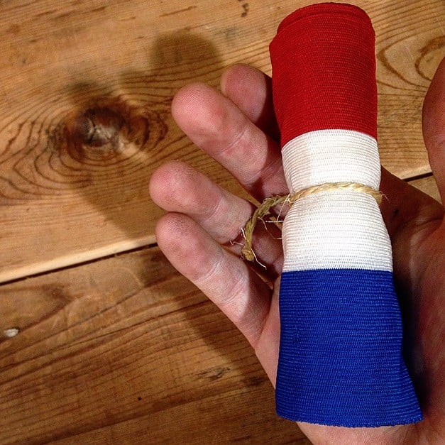 ruban france tricolore drapeau bande élastique ancien vintage mercerie 1960