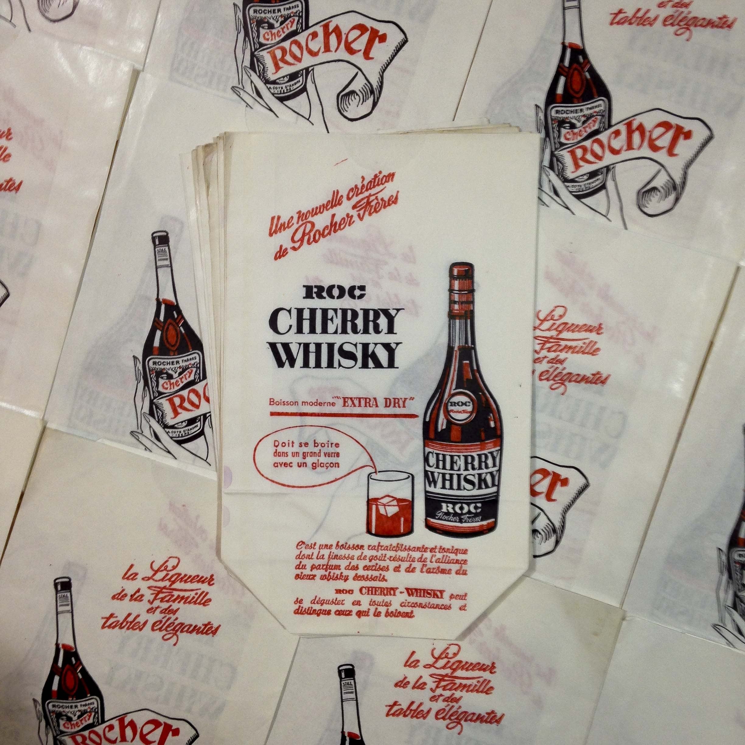 Sachet Cherry Rocher 1960