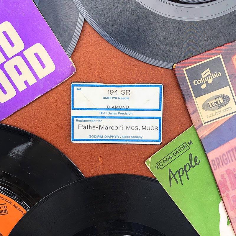 aiguille de remplacement tourne disque sono hi fi vinyle 33 tours 45 tours pathé marconi diaphyr PM MCS STC 5 6 7
