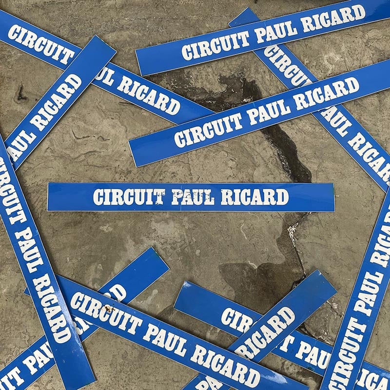 Paul Ricard Circuit 1970 Sticker