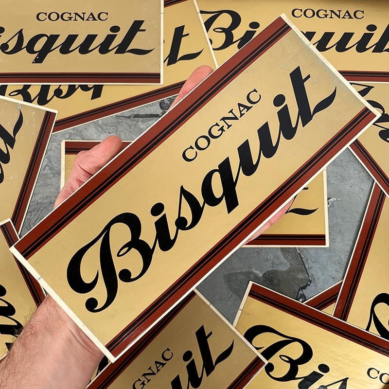 Sticker Cognac Bisquit 1970