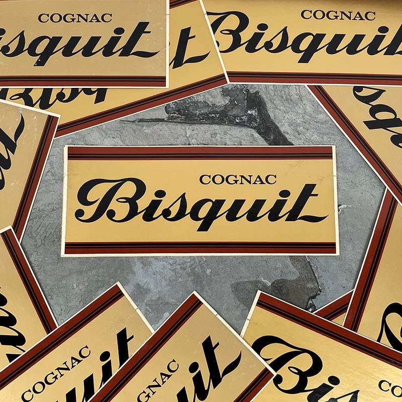Sticker Cognac Bisquit 1970