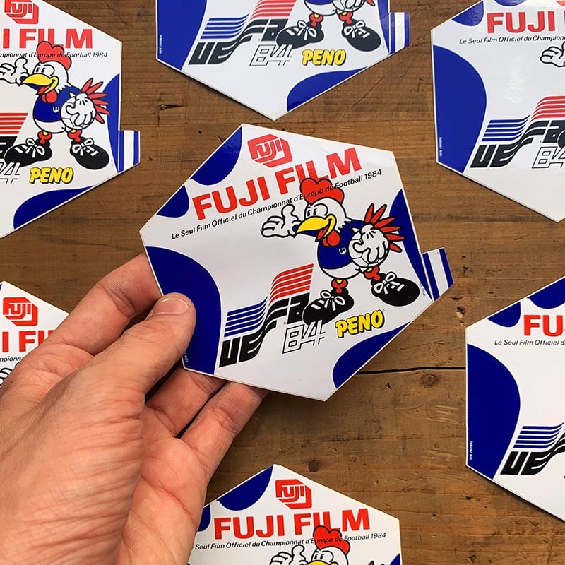 Sticker Fujifilm Championnat d'Europe 1984