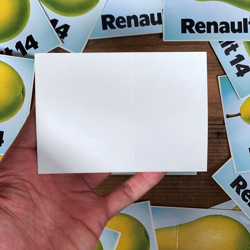 sticker autocollant ancien vintage renault 14 la poire 1976 1983 1980 voiture auto