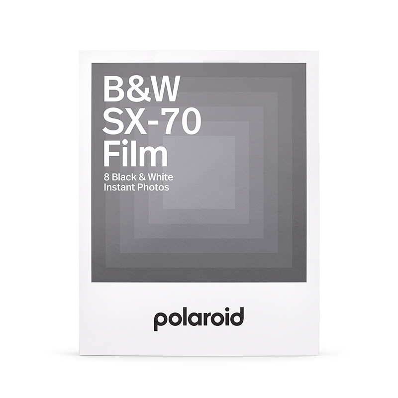 Polaroid Pellicule SX-70 film noir et blanc bord sx 70 photo instantanée argentique