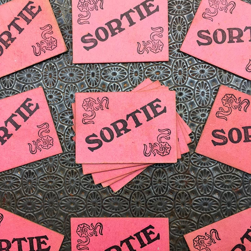 Ticket de Sortie de Bal 1900