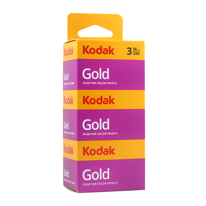 tripack kodak gold 200 35mm pellicule argentique film photo 135 36 poses vintage