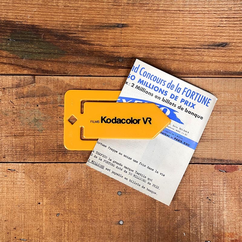 ancien trombone kodak vintage plastique épicerie 1980