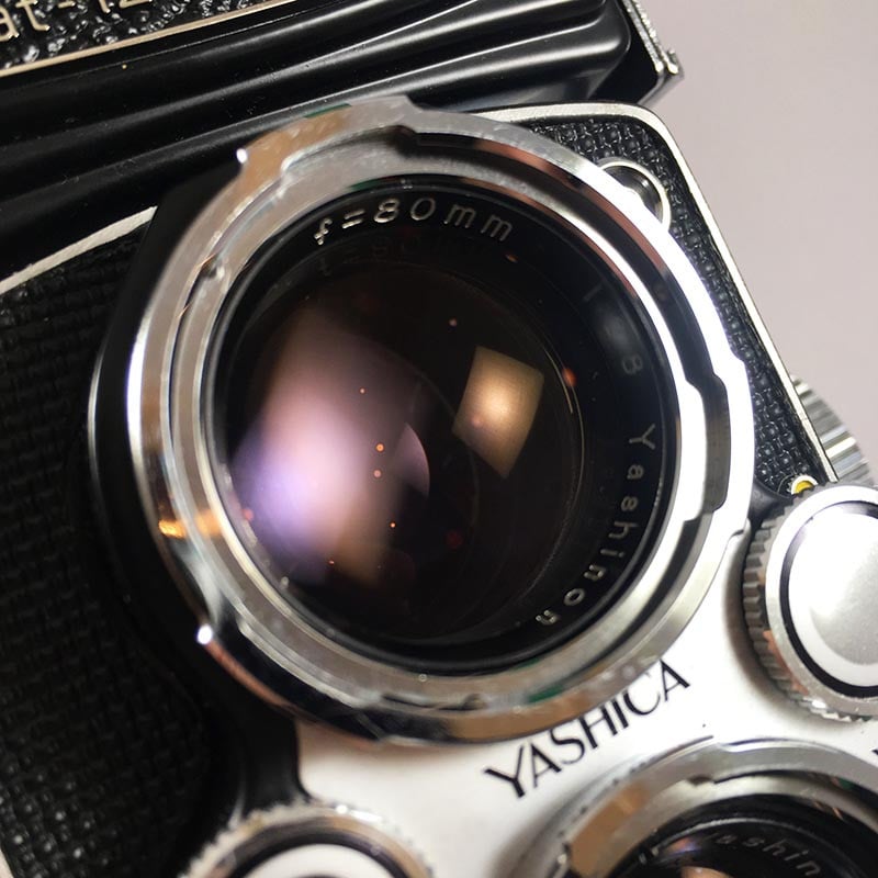 Yashica Mat 124G Argent & Yashinon 80mm 3.5