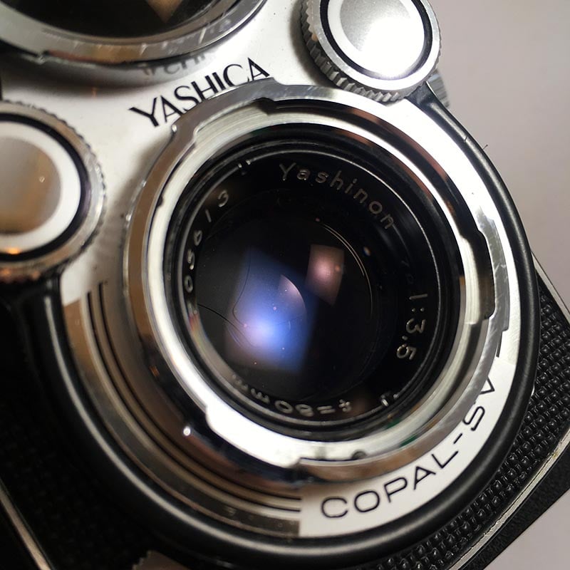 Yashica Mat 124G Argent & Yashinon 80mm 3.5