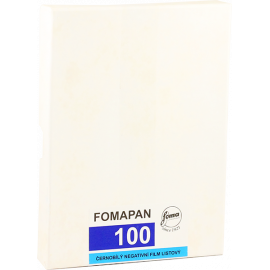 foma fomapan 100 45 inch 50 sheets negative black and white 4x5 inch analog 50