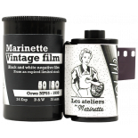 Marinette Vintage Film 50 Iso 25 Iso Expired Film Antique Orwo NP55 Old analog film grain black and white 1990
